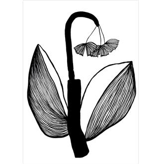 ブランクカード　ＰＫ５０２４　ハーバリウム（ブルーアラバスタ）