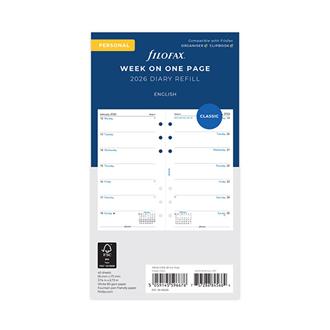 ２６　システム手帳リフィル　見開き２週間　バイブル