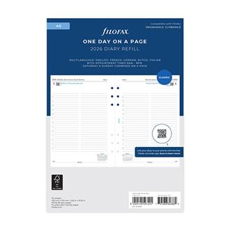 ２６　システム手帳リフィル　１日１ページ　Ａ５