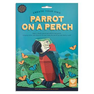 ペーパークラフト　オウム