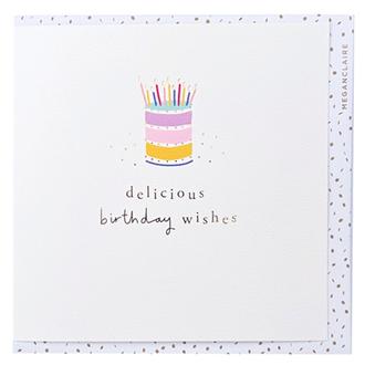 バースデイカード　ＨＰ２０　ろうそくたくさんケーキ