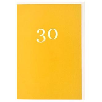 バースデイカード　ＳＡＶ３０　サヴィルロウ（３０歳）