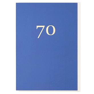 バースデイカード　ＳＡＶ７０　サヴィルロウ（７０歳）