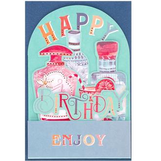 バースデイカード　ＢＧＰＵ００１０　ＰｏｐＵｐ（カクテル）