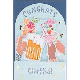 コングラカード　ＢＧＰＵ００２０　ＰｏｐＵｐ（乾杯）