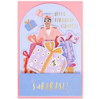 バースデイカード　ＢＧＰＵ００３２　ＰｏｐＵｐ（ベルボーイ）