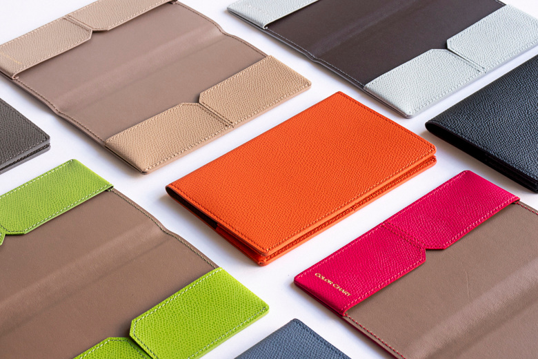 カラーチャート　手帳カバー（オリジナルサイズ／ポケットサイズ）