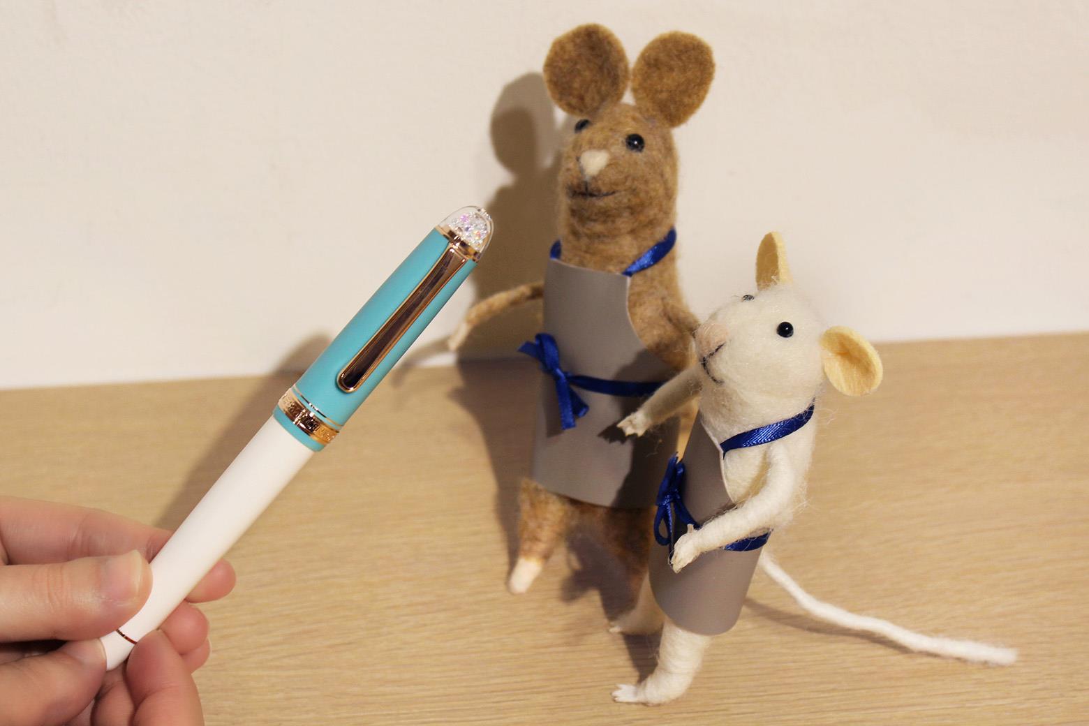 プラチナ万年筆【限定】センチュリー シェイプオブハート ブルーバード