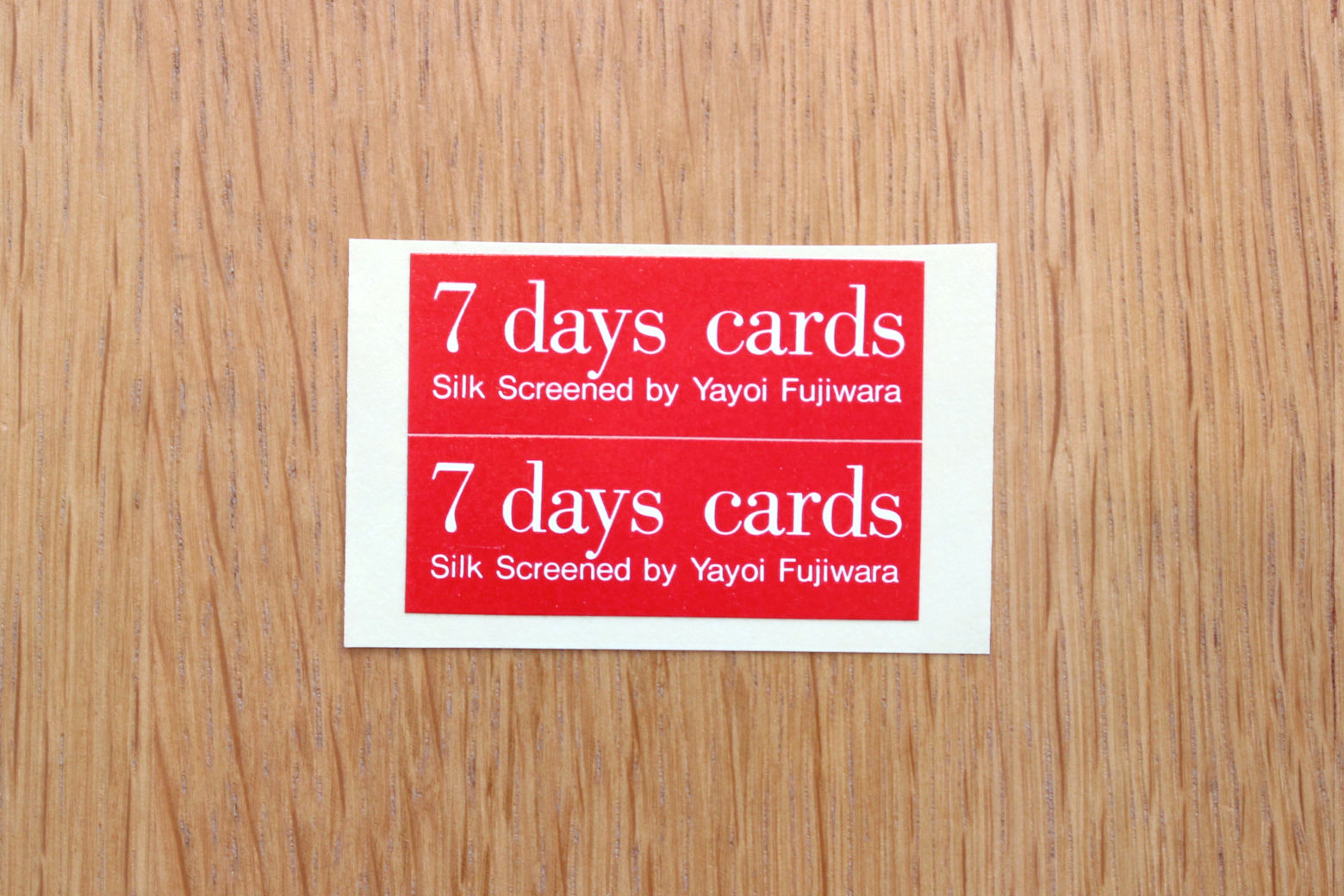 7dayscards ロゴマークシール