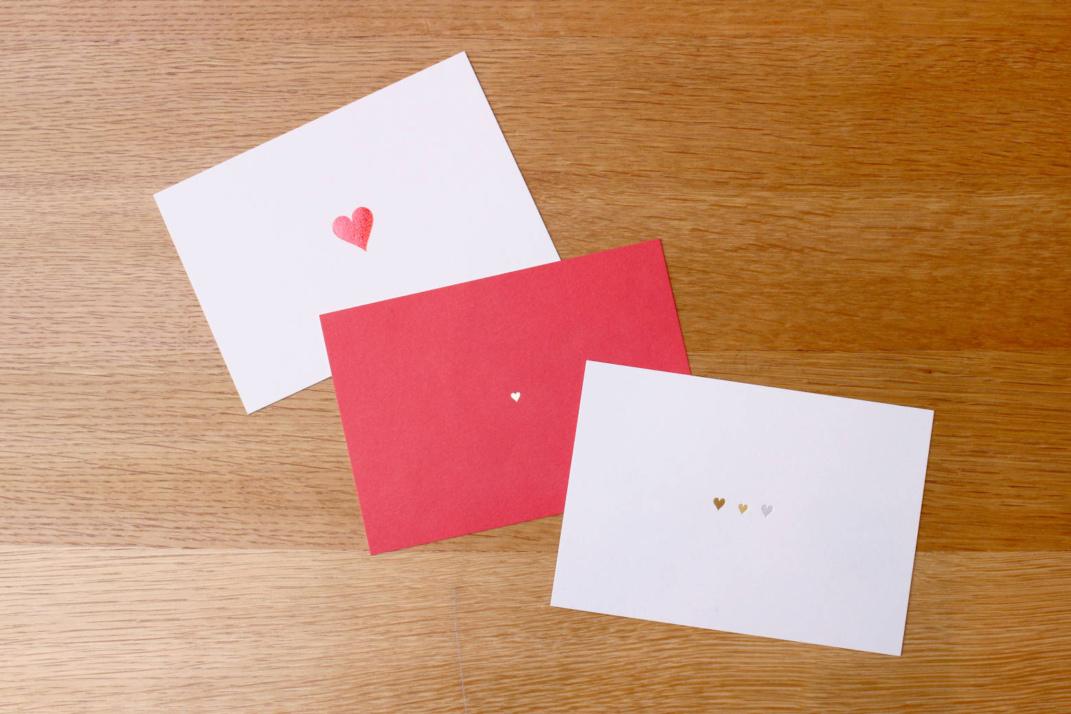 7 days cards ハートモチーフのカード