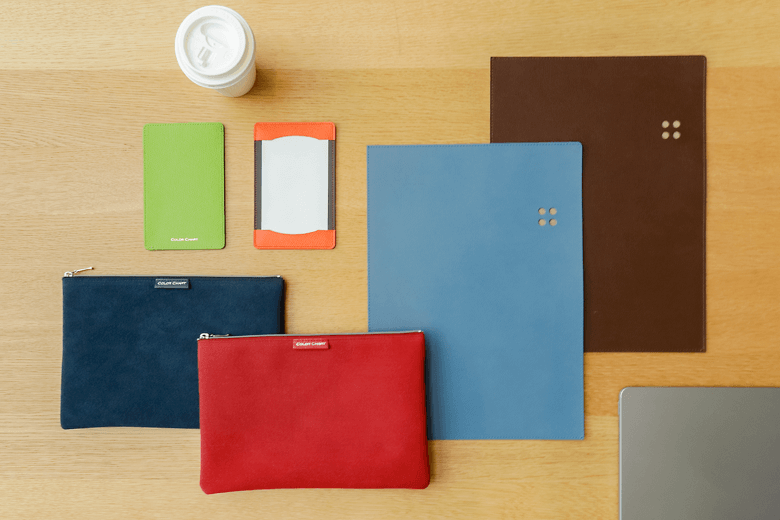 伊東屋　カラーチャート　ポーチ・メモ・フォルダ