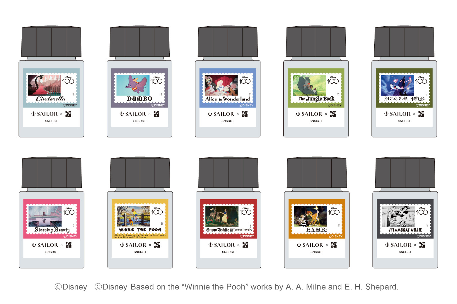 セーラー×伊東屋　ディズニーコラボインク