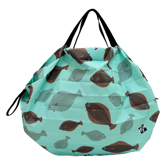 伊東屋オリジナル〈おいしい魚〉Shupatto コンパクトバッグ