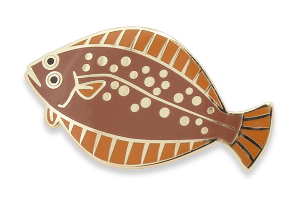 伊東屋オリジナル〈おいしい魚〉ピンバッジ