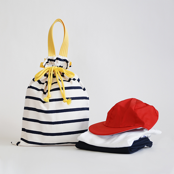 Itoya Kids 布小物　巾着ポーチ L