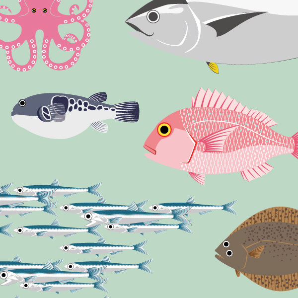 伊東屋オリジナル〈おいしい魚〉シリーズ